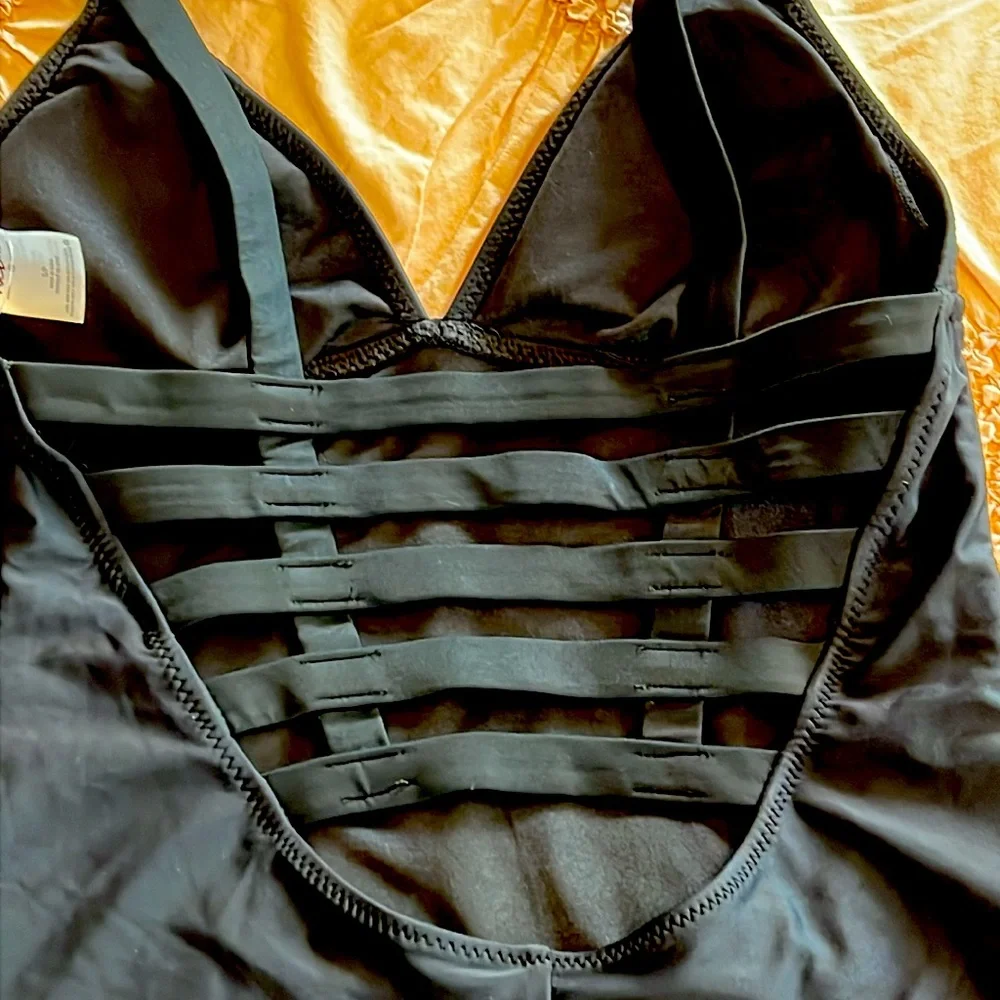 Mossimo Black One-Piece Swimsuit - Picture 3 of 4